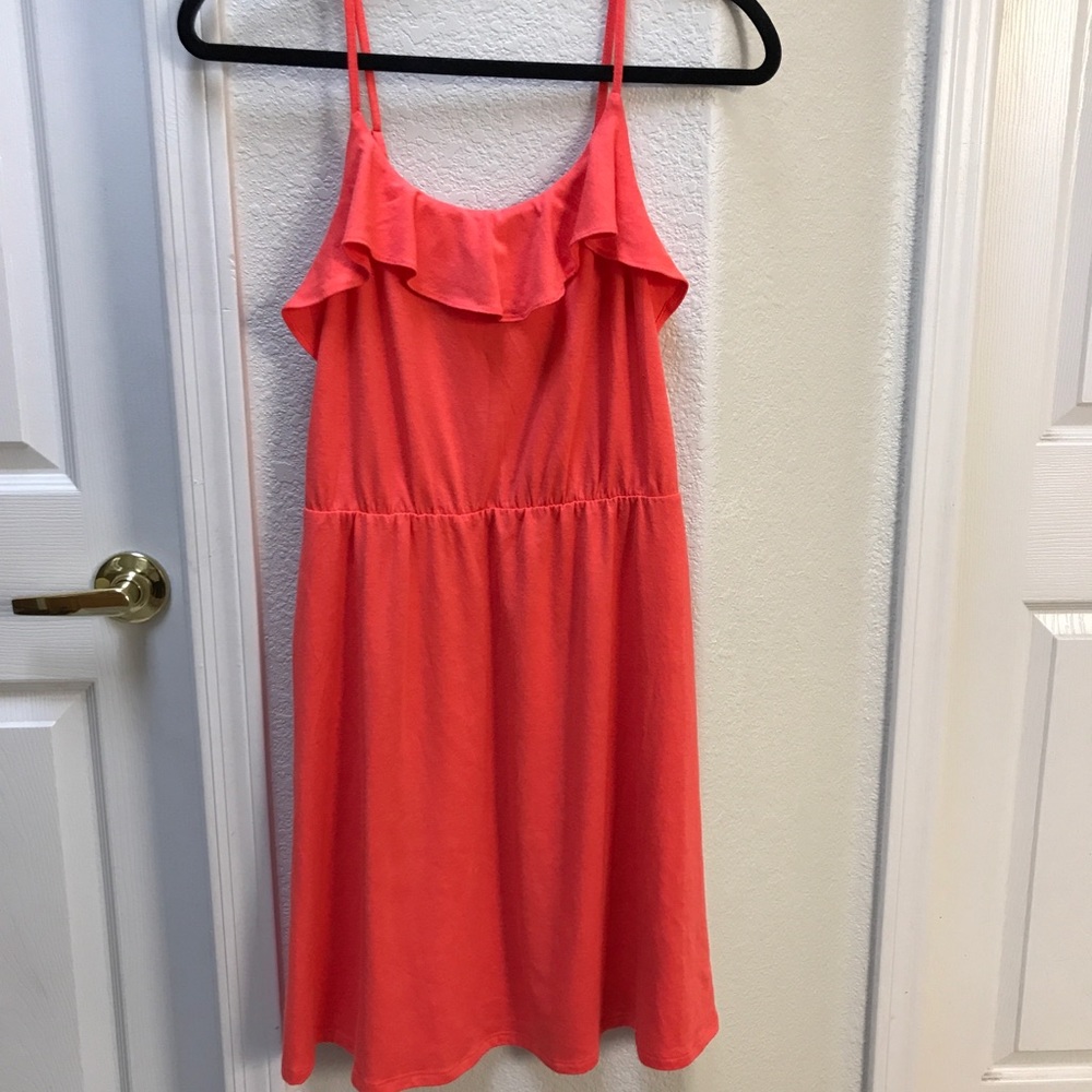 Mossimo Coral Ruffle Dress